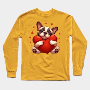 Pitbull Valentine's Day Gifts Long Sleeve T-Shirt